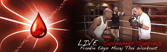 Frankie Edgar muay thai workout