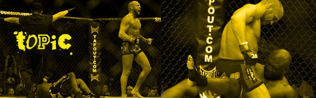 Randy Couture uses low single to takedown Toney