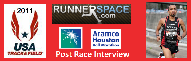 Houston 1/2 Marathon post race interview