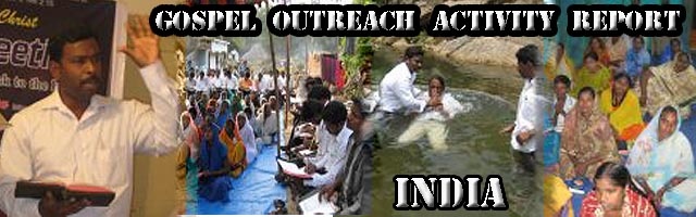 India Evangelistic Outreach report - Sept & Oct 2011