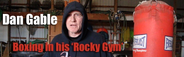 Dan Gable Working Out in his Rocky Gym