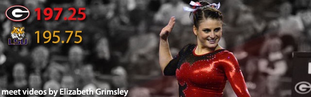 LSU 195.75 at UGA 197.25
