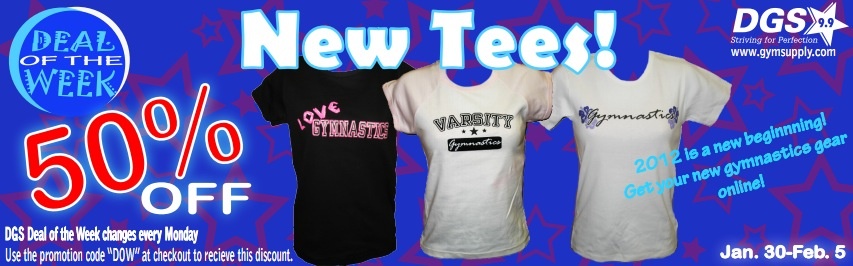 DGS - Gym Tees 50% Off!