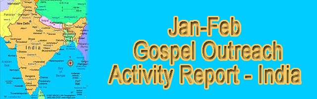 Gospel Outreach Activity Report - India