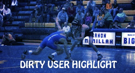 Super duck to double Dirty Takedown
