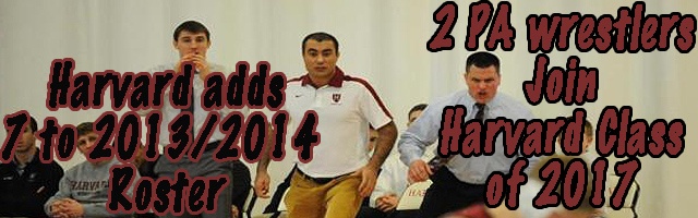Seven Grapplers Will Join Harvard Wrestling for 2013-14 Seas